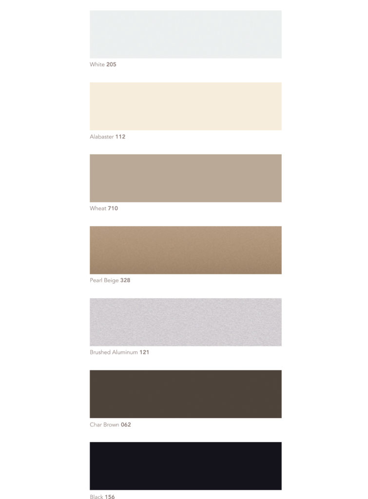 Aluminum Blinds Colors