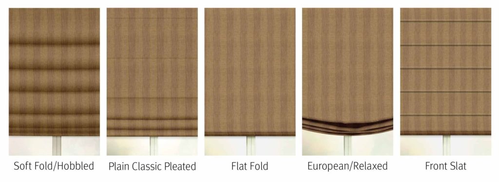 Roman Shades Styles